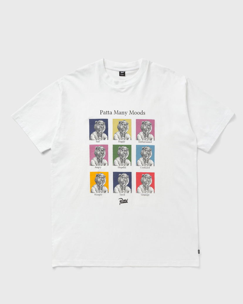 Tričko Patta Many Moods Graphic T-Shirt Biela | POC-AW25-1000-290-0075-002