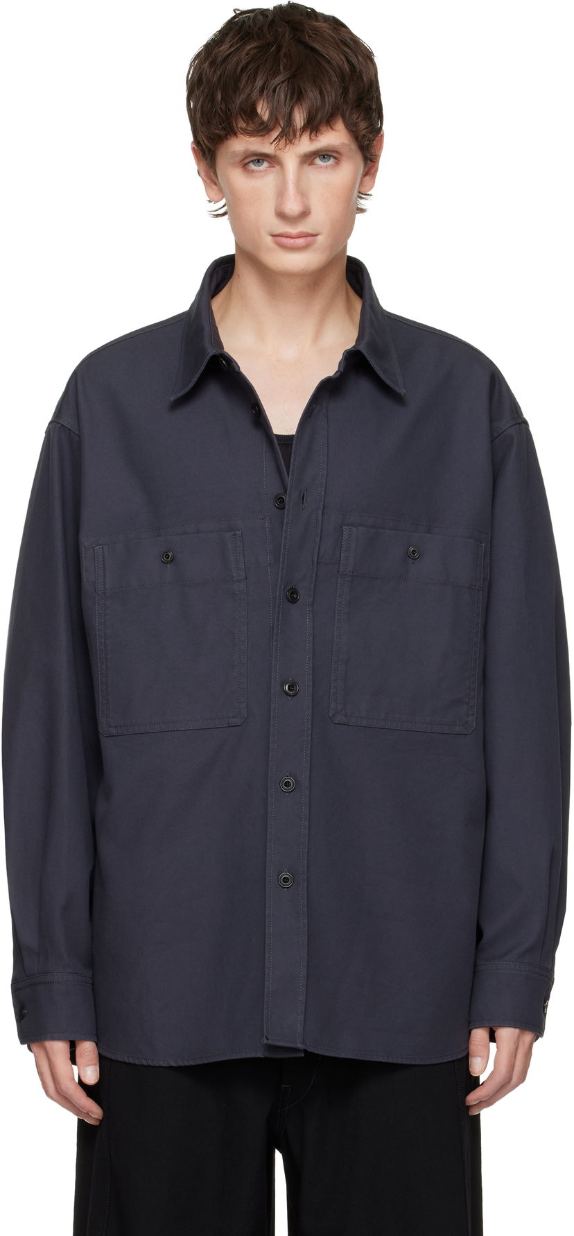 Košeľa LEMAIRE Utility Shirt Navy | OV1025 LF1452