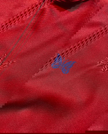 Bunda Needles Poly Smooth Track Jacket Červená | RW314 RED, 3