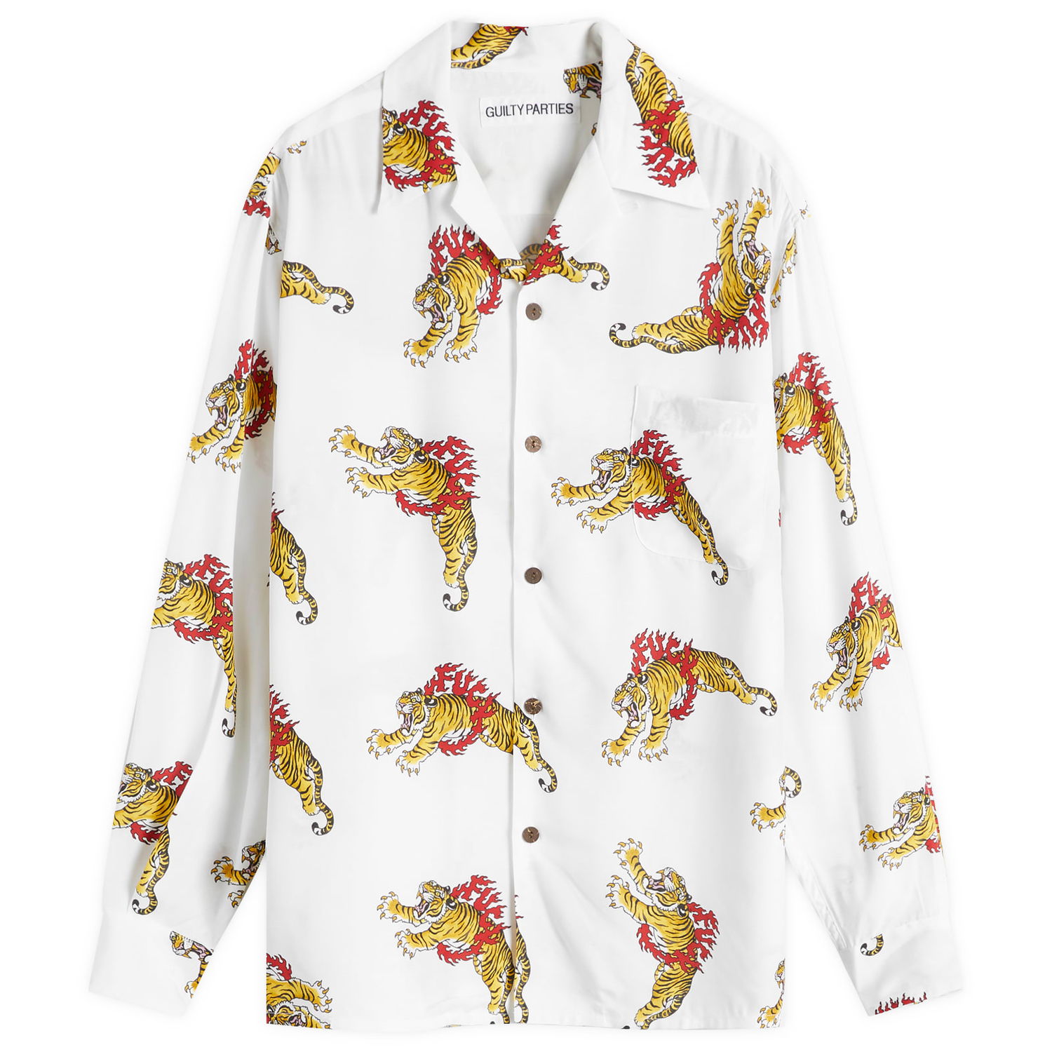Košeľa WACKO MARIA Shirt White Large Biela | 24FW-WMS-HI03-WHT, 0