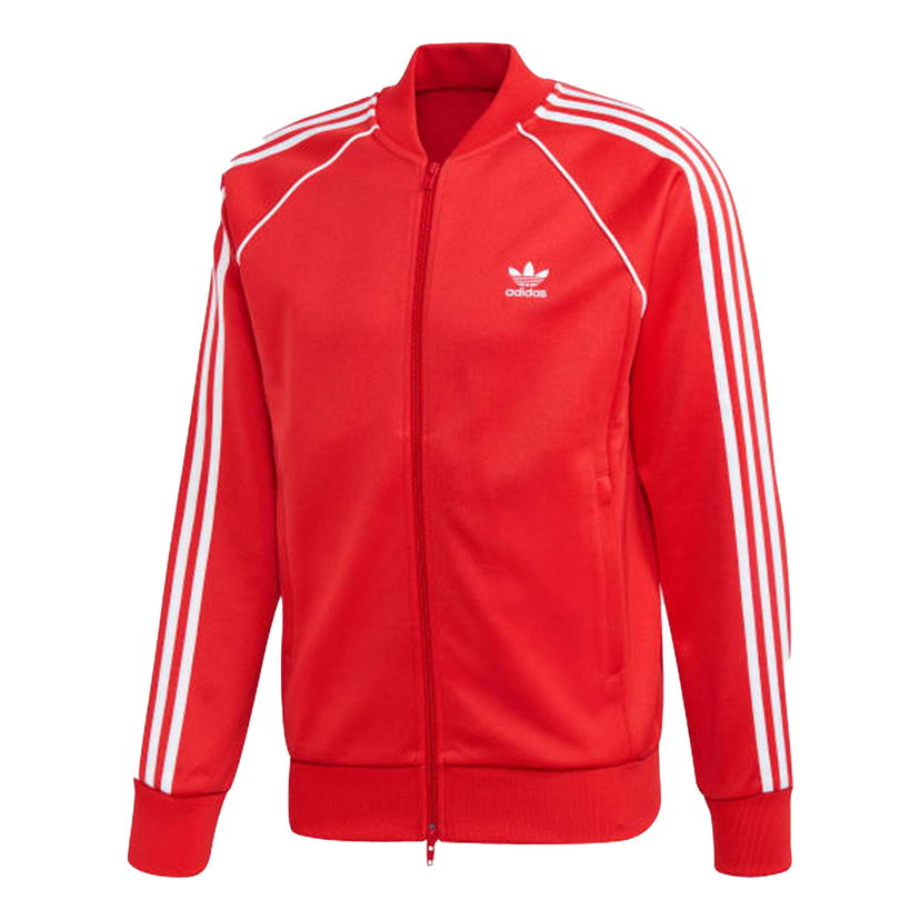 Bomber bunda adidas Originals Originals SST Track Jacket Červená | FM3809