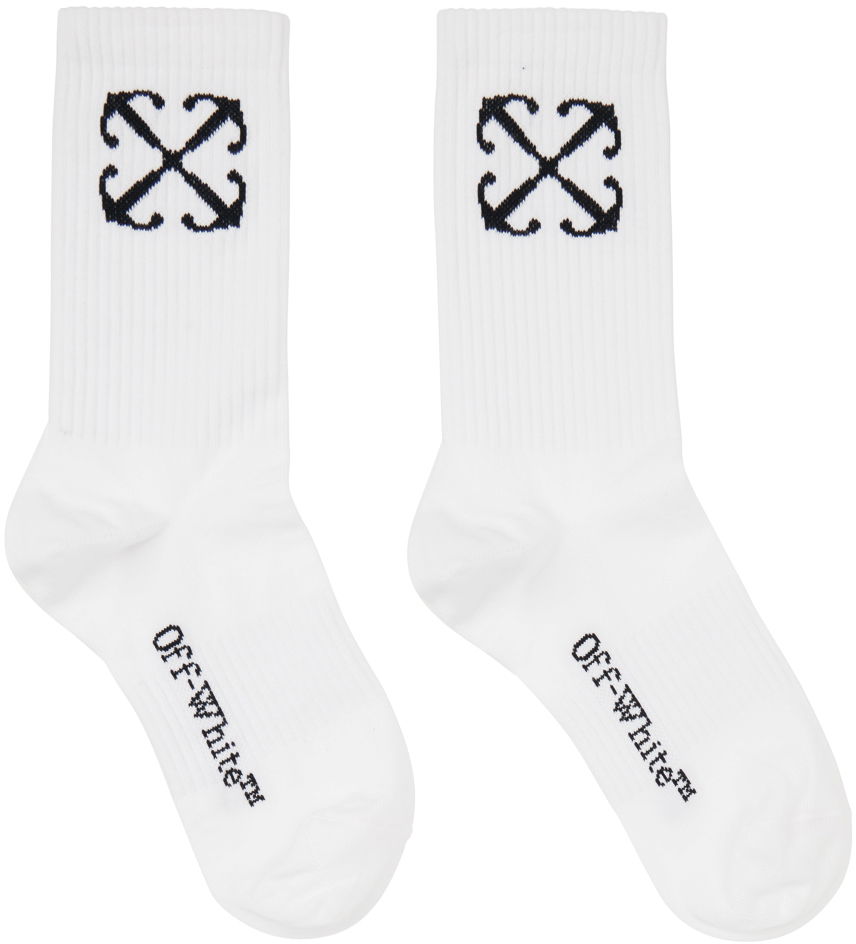 Ponožky Off-White Arrow Socks Biela | OWRA039C99KNI0010110, 0