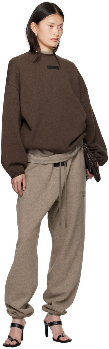 Mikina Fear of God Core Collection Crewneck Heather Wood Hnedá | 192SU244682F, 4