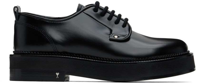 Starostlivosť o obuv AMI AMI Paris Anatomical Toe Derbys Čierna | USV024.AL0043