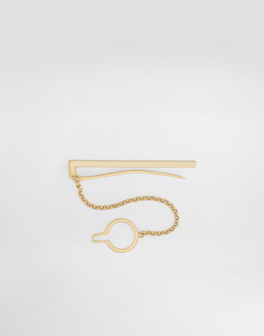 Spona Dolce & Gabbana Sartoria Bar Tie Clip with Chain Detail Žltá | WTS1S1W1111ZOO00, 2