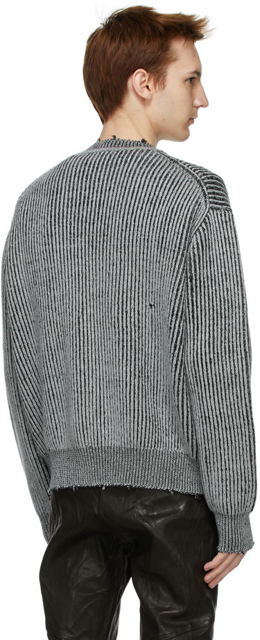 Sveter John Elliott John Elliott Wool Structure Sweater Šedá | D101P5720A, 2