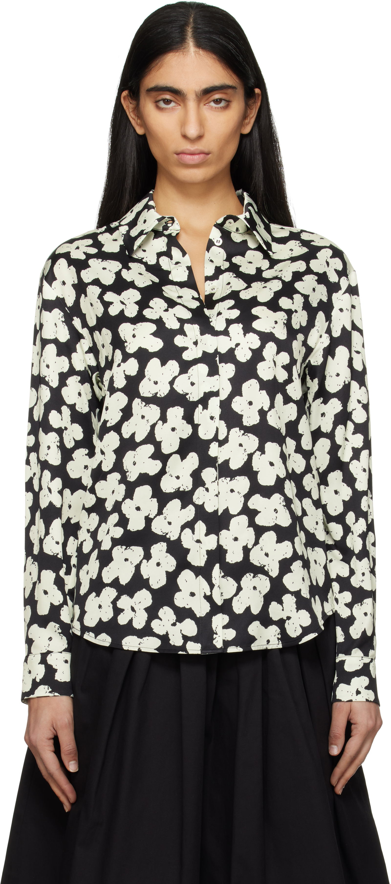 MSGM Floral Print Shirt
