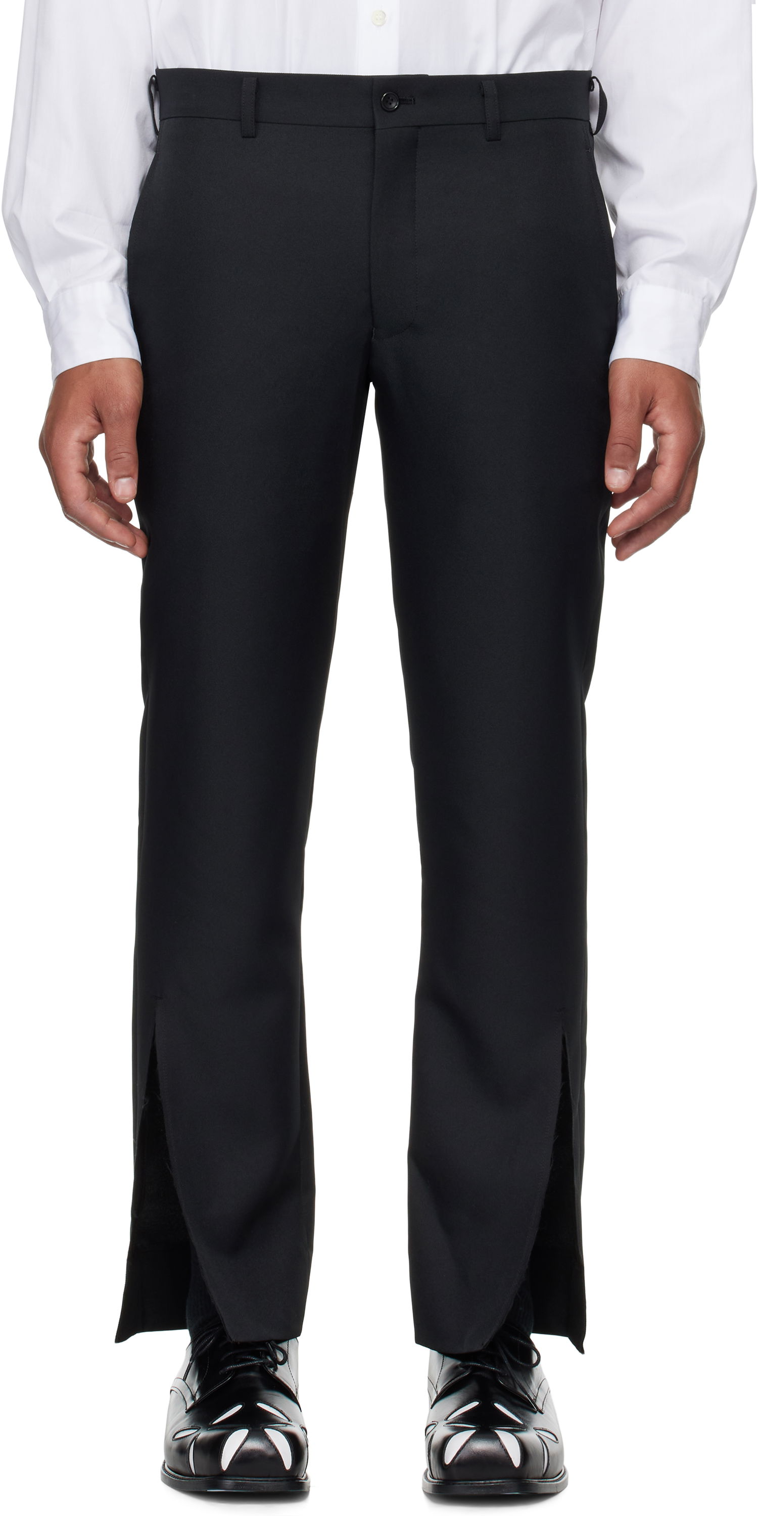 Nohavice Comme des Garçons Gabardine Trousers Čierna | PN-P056-051, 0