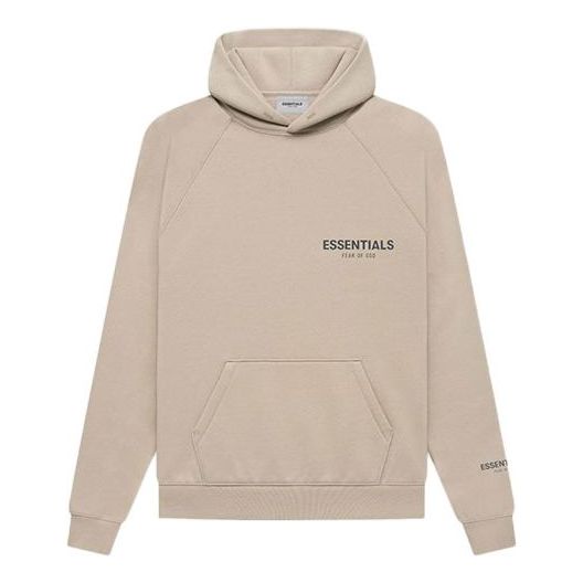 Mikina Fear of God Essentials Core Collection Pullover Hoodie Béžová | FOG-FW21-159, 0