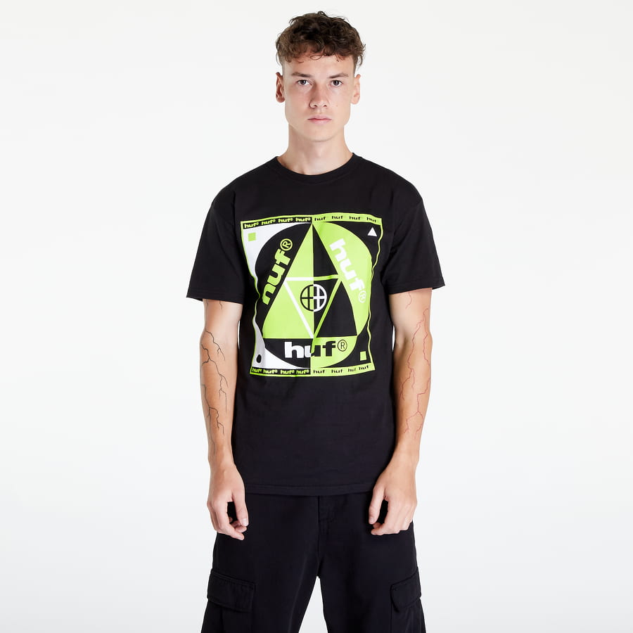 Tričko HUF Blue Code T-Shirt Čierna | TS01639 BLACK, 0