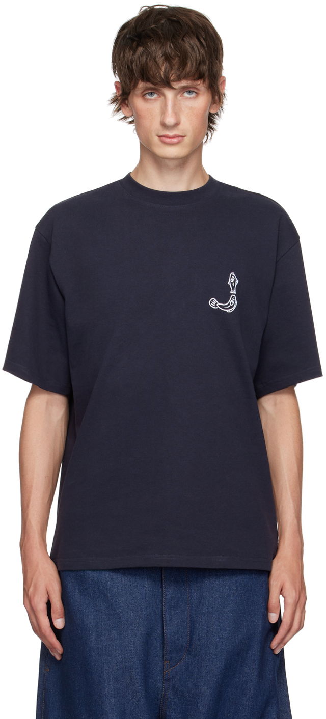 Tričko Jacquemus Navy La Casa 'Le t-shirt Merù' T-Shirt Navy | 24H246JS151-2125, 0