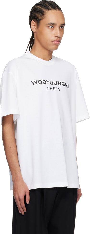 Tričko WOOYOUNGMI WOOYOUNGMI Front Logo T-Shirt Biela | W251TS01, 1