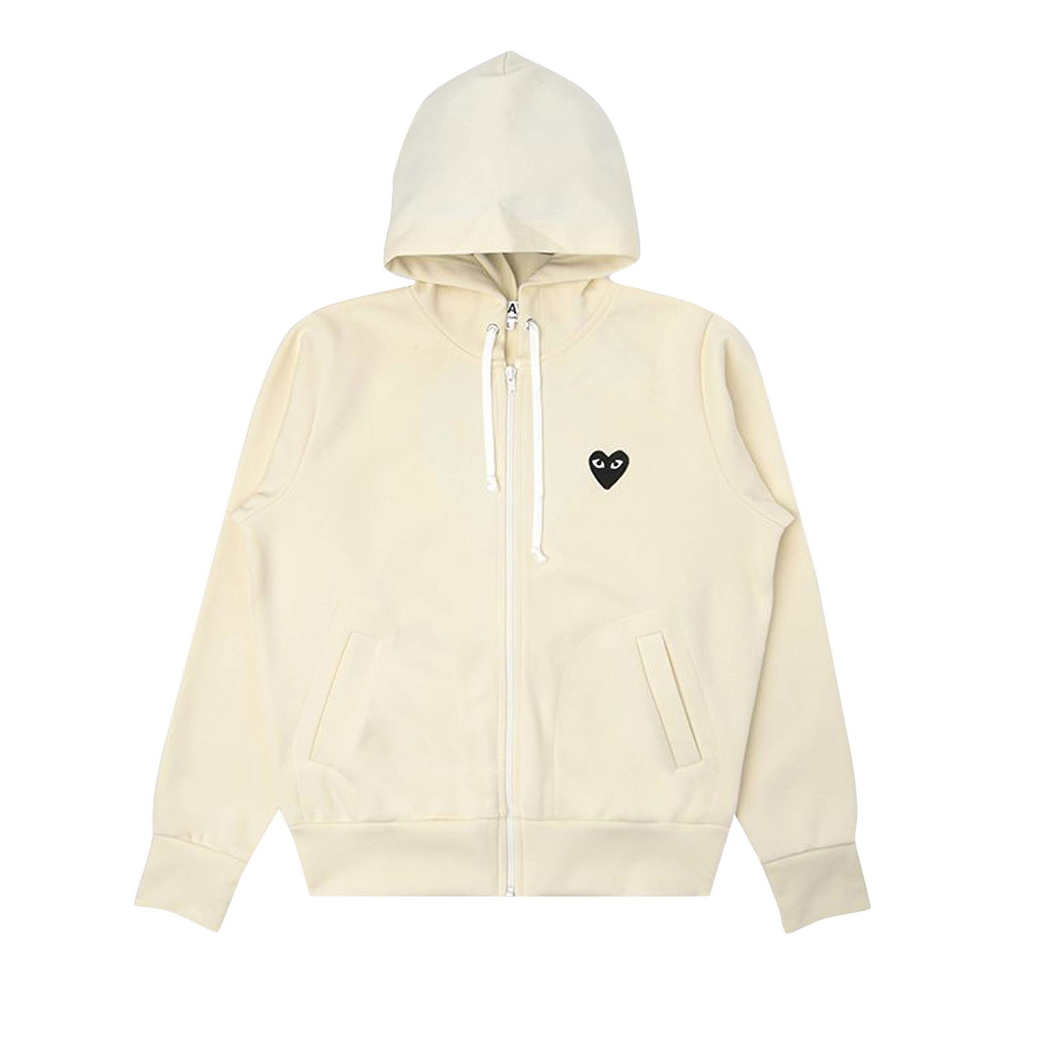 Mikina Comme des Garçons PLAY Big Black Heart Hoodie Béžová | AZ T253 051 3, 1