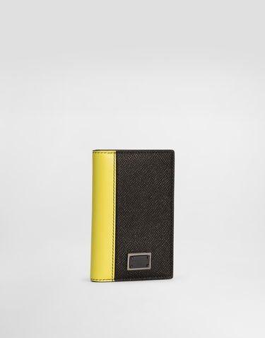 Peňaženka Dolce & Gabbana Dolce & Gabbana Dauphine Leather Card Holder Žltá | BP3323A6N728N971, 1
