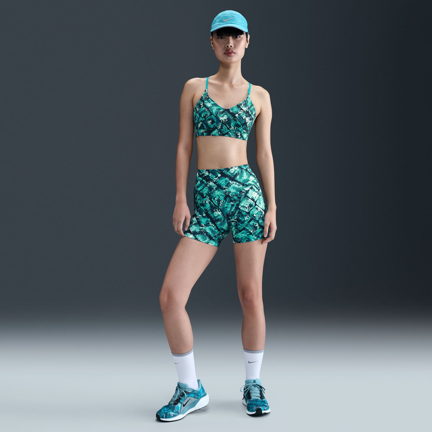 Podprsenka Nike Indy Artist Collection Light-Support Padded Sports Bra Zelené | HQ4339-345, 1