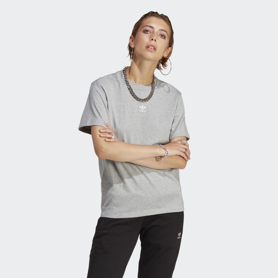 Tričko adidas Originals Adicolor Essentials Regular Šedá | IC1827, 0