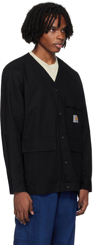 Sveter Carhartt WIP Buttoned Workwear Jacket Čierna | I033020, 1