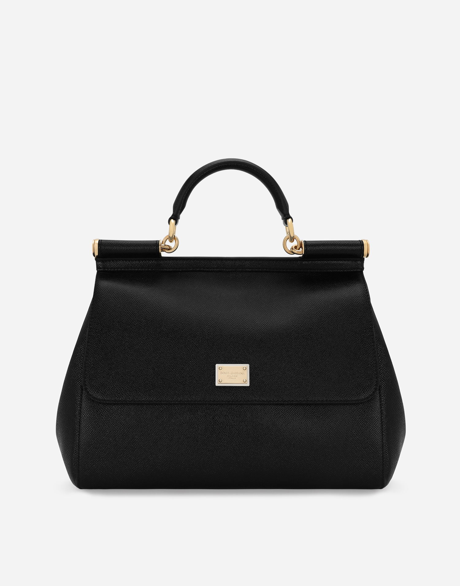 Kabelka Dolce & Gabbana Black Leather Handbag Čierna | BB6015A100180999, 0