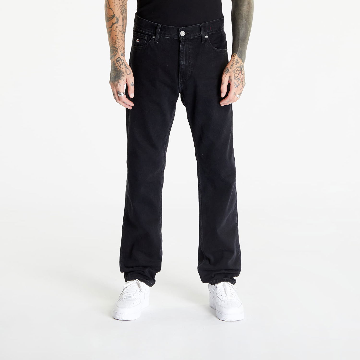 Džínsy Tommy Hilfiger Tommy Jeans Ethan Relaxed Straight Jeans Denim Black Čierna | DM0DM17396 1BZ, 0