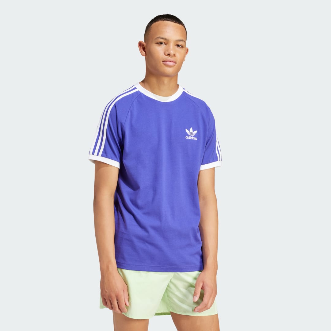 Tričko adidas Originals Adicolor Classics 3-Stripes Tee Fialová | IM9394, 0