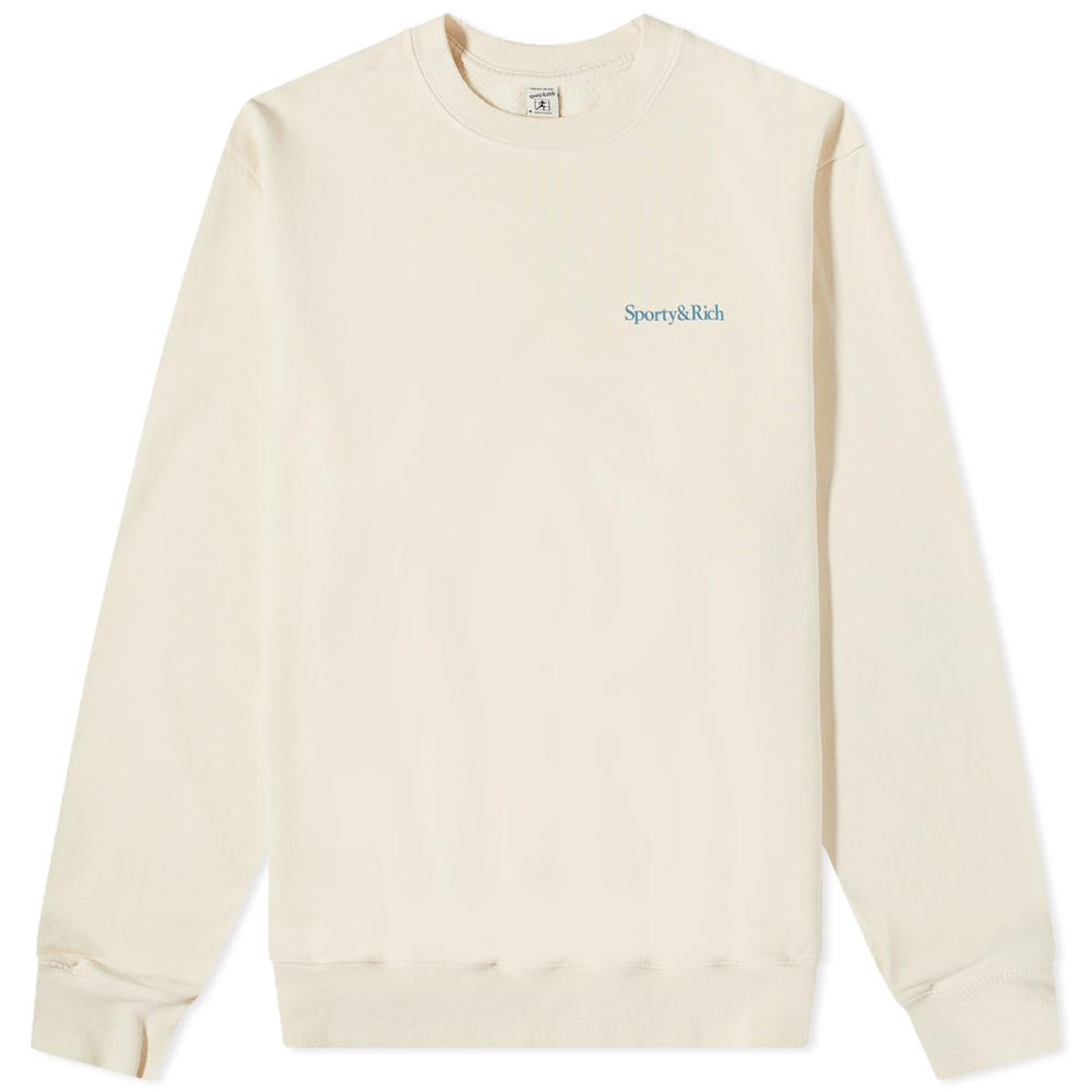Sveter Sporty & Rich New Health Crewneck Béžová | CR483CR, 0