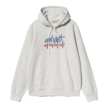 Mikina Carhartt WIP Hooded Sweatshirt Stereo Šedá | I033624_9, 4