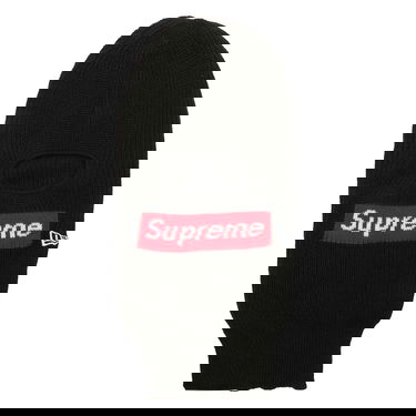 Čiapky a klobúky Supreme New Era x Box Logo Balaclava Čierna | FW21BN58 BLACK, 1