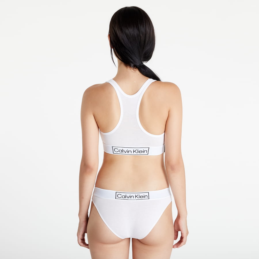 Podprsenka CALVIN KLEIN Bralette Reimagined Heritage Biela | QF6768E 100, 1
