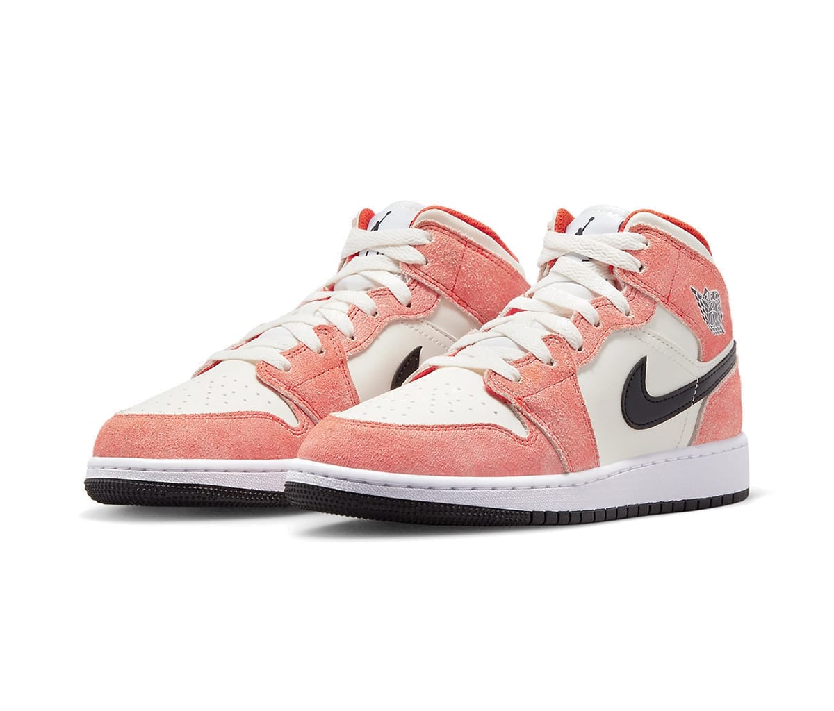 Tenisky a topánky Jordan Air Jordan 1 Mid "Orange Suede" GS Oranžová | DV1336-800, 1