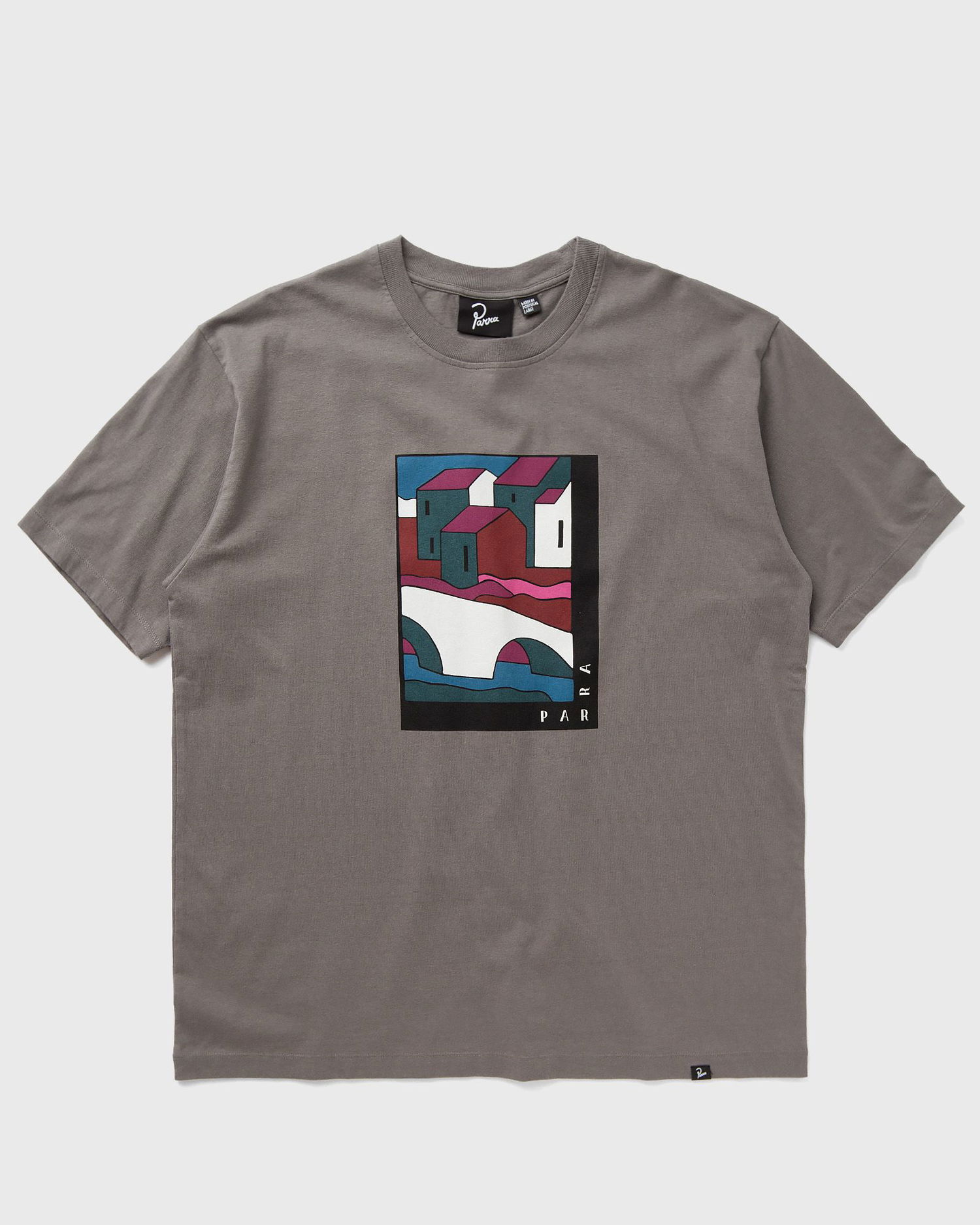 Tričko By Parra Leaving You Print T-Shirt Grey Šedá | 52400, 0