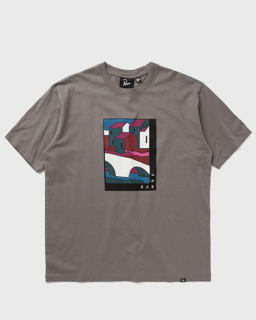 Tričko By Parra Leaving You Print T-Shirt Grey Šedá | 52400