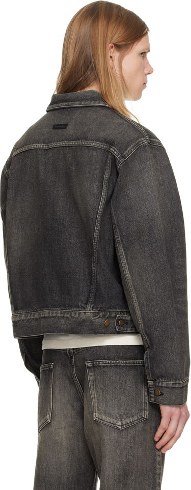 Bunda Fear of God Denim Trucker Jacket Čierna | FG25FW42-422DNM-003, 4