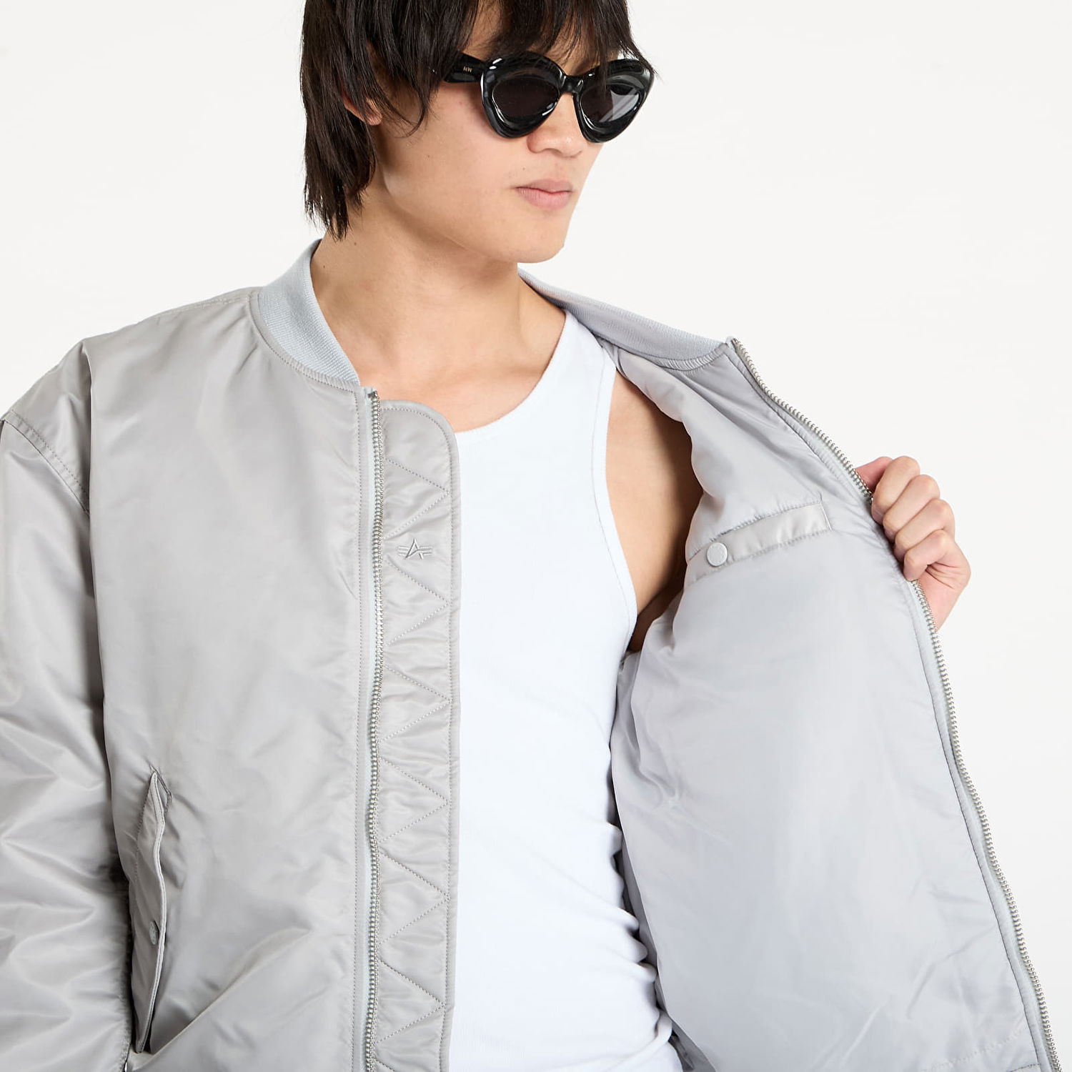 Bomber bunda Alpha Industries Alpha Industries MA-1 CS Bomber Jacket Šedá | 136136-666, 1