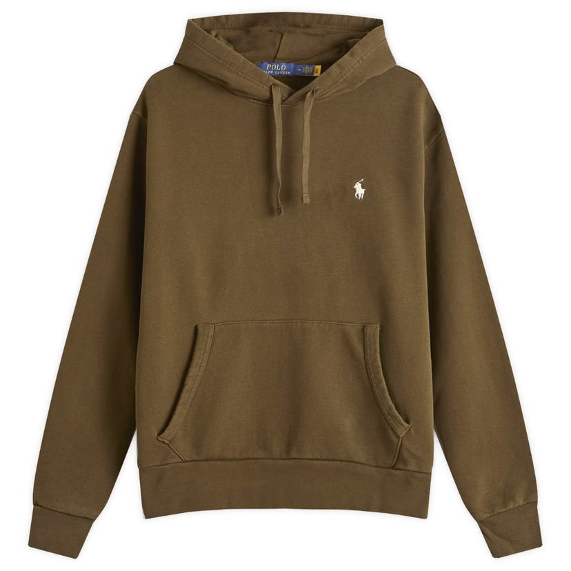 Mikina Polo by Ralph Lauren Polo Ralph Lauren Men's Loopback Hoodie in Dark Loden, Size Large | END. Clothing Hnedá | 710916690021