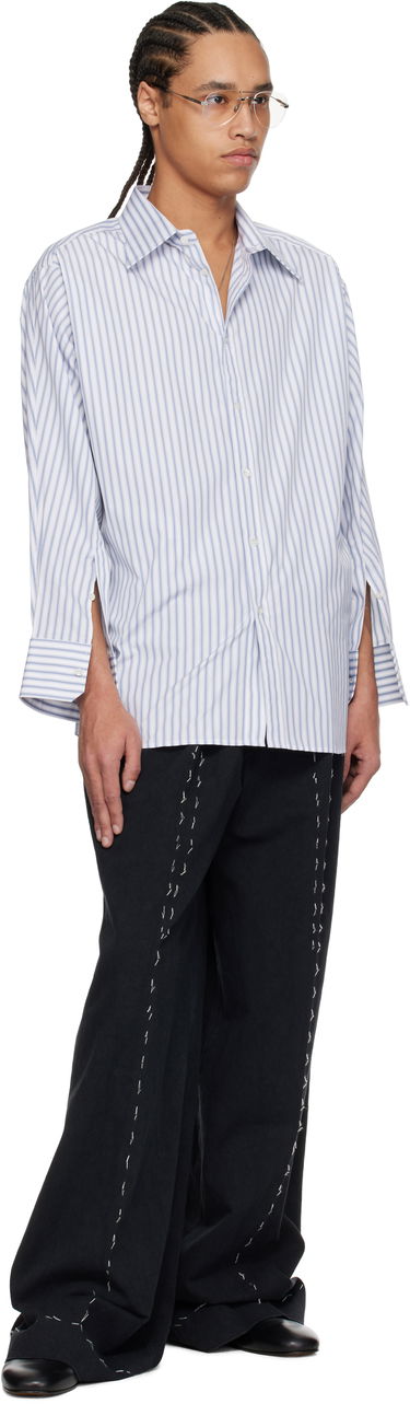 Košeľa Maison Margiela Maison Margiela Stripe Cotton Shirt Biela | S50DT0049 M35311, 3