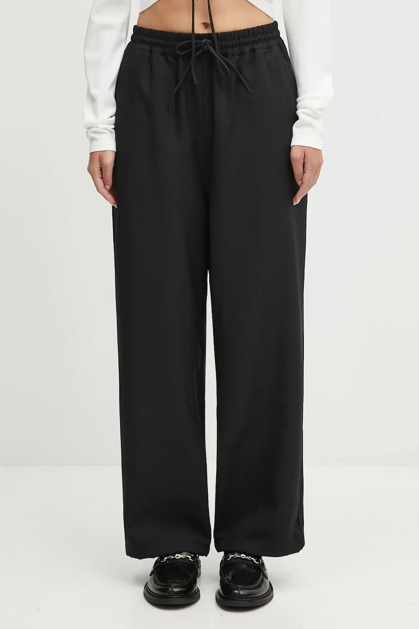 Nohavice Y-3 Y-3 3S Track High-Waist Wide-Leg Pants Čierna | JV6772