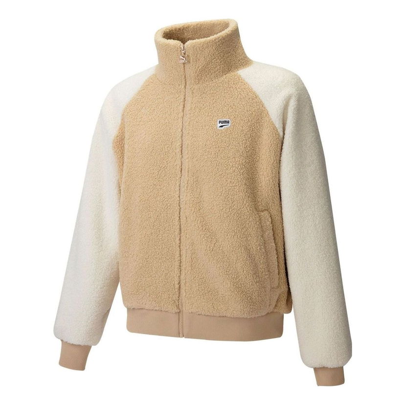 Mikina Puma Reglan Sleeve Sherpa Jacket Béžová | 539569-20