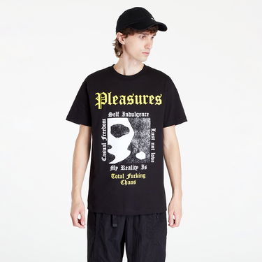 Tričko Pleasures Reality T-Shirt Čierna | P22W062 BLACK, 0