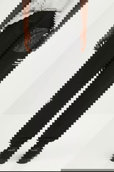 Tepláky AAPE by A Bathing Ape Main Sweat Graphic Print Drawstring Sweatpants Čierna | AAPPTMB637XXN, 2