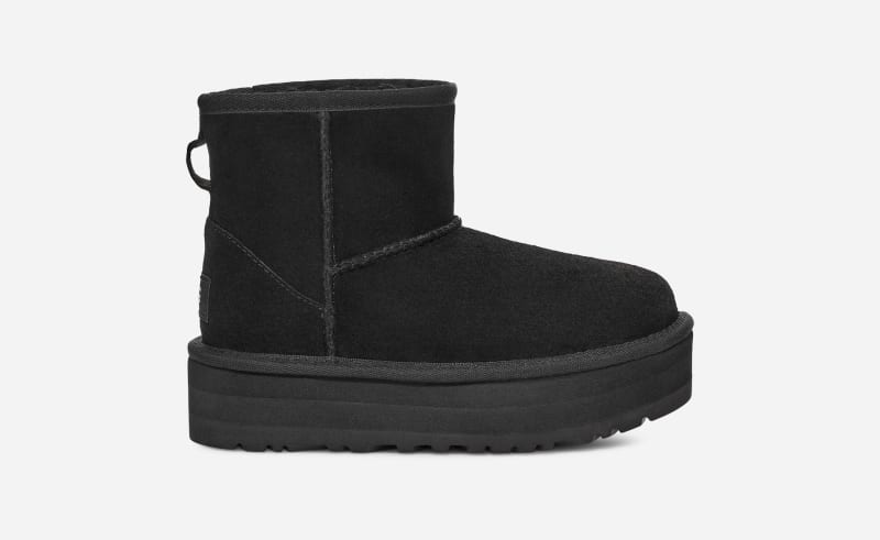 Tenisky a topánky UGG UGG Classic Mini Plateau Boots 32.5 Čierna | 1143700K-BLK, 0