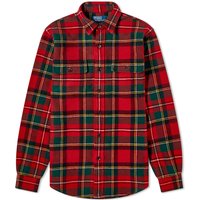 Košeľa Polo by Ralph Lauren Tartan Fleece Overshirt Červená | 710881792002, 1