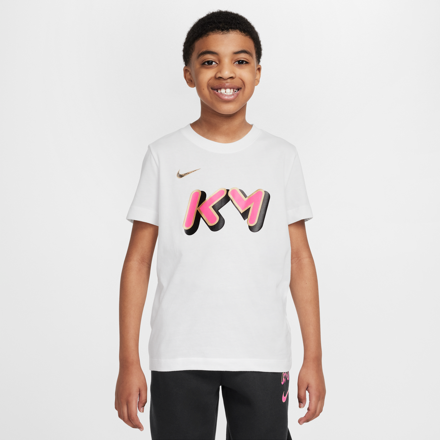 Tričko Nike Kylian Mbappé Dri-FIT T-Shirt Biela | HQ3248-100, 0