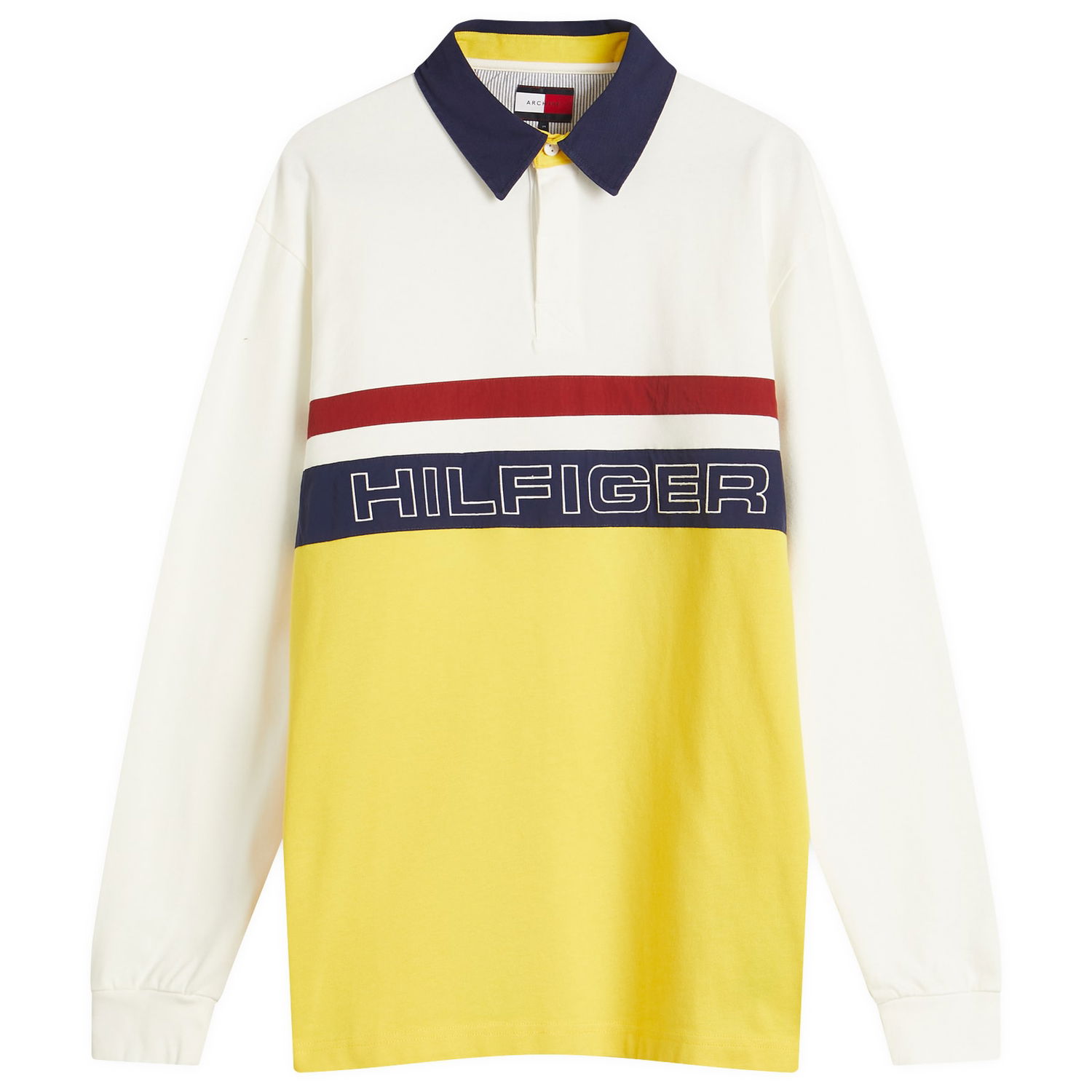 Polo tričko Tommy Hilfiger Tommy Jeans Sailing Rugby Polo, Size Large Žltá | MN0MN00018ZH1, 0
