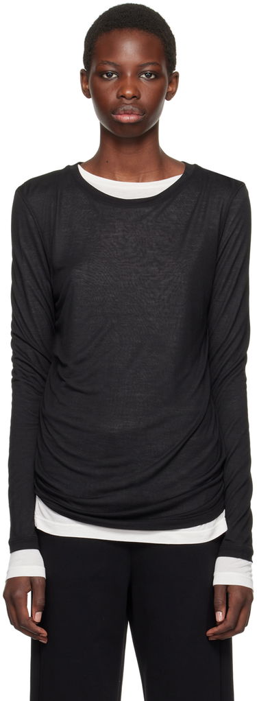 Košeľa Max Mara Lupino Two-Pack Long Sleeve T-Shirts Čierna | 2429936011600, 0