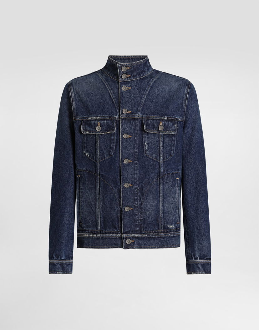 Bunda Dolce & Gabbana Dolce & Gabbana Denim Jacket Modrá | G9BRQDG8NH3S9001