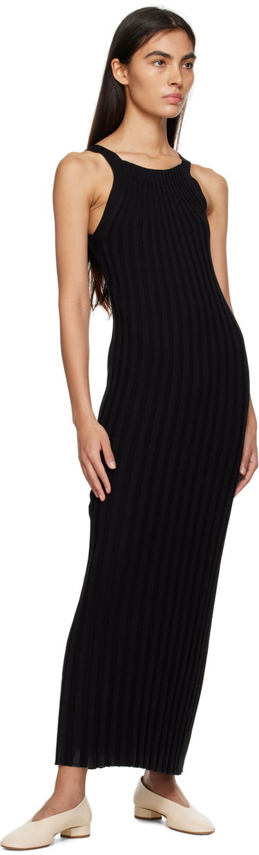 Šaty Loulou de Saison Loulou de Saison Otama Midi Dress Čierna | OTAMA, 3