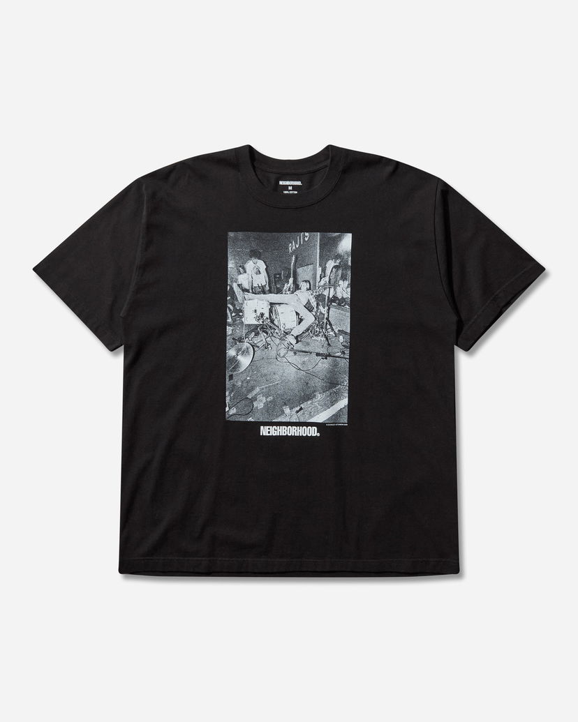 Tričko Neighborhood Charles Peterson SS-3 T-Shirt Čierna | 252PCNH-ST12S BLACK