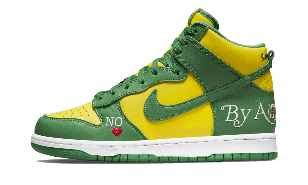 Supreme x Dunk High SB "By Any Means - Brazil"