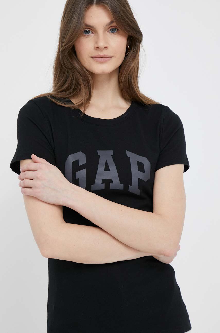 Tričko GAP Logo T-shirt Čierna | 268820.11TRUEBLAC., 0
