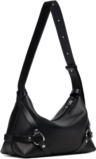 Taška cez rameno Ann Demeulemeester Ann Demeulemeester Tamar Small Leather Shoulder Bag Čierna | 2520-W-SB55-LT176-099, 2